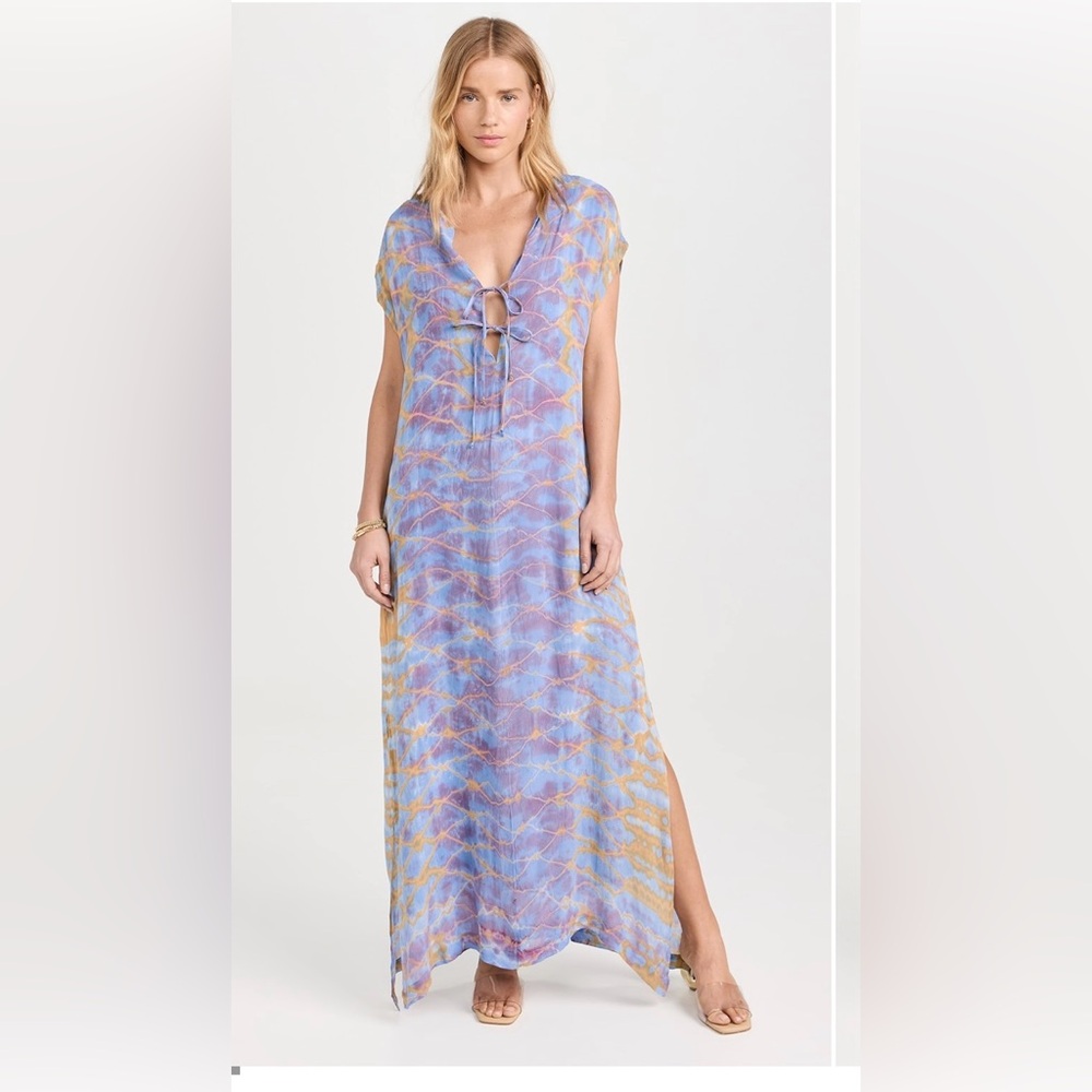 NWT- Young fabulous and broke shilo dress kumquat boa wash